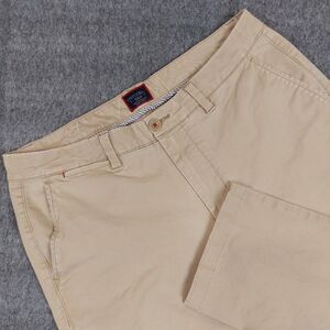 UNTUCKit Men's W34 L32 (Fit 35x26.5) St. Clair Relaxed Fit Tan Khaki Pants
